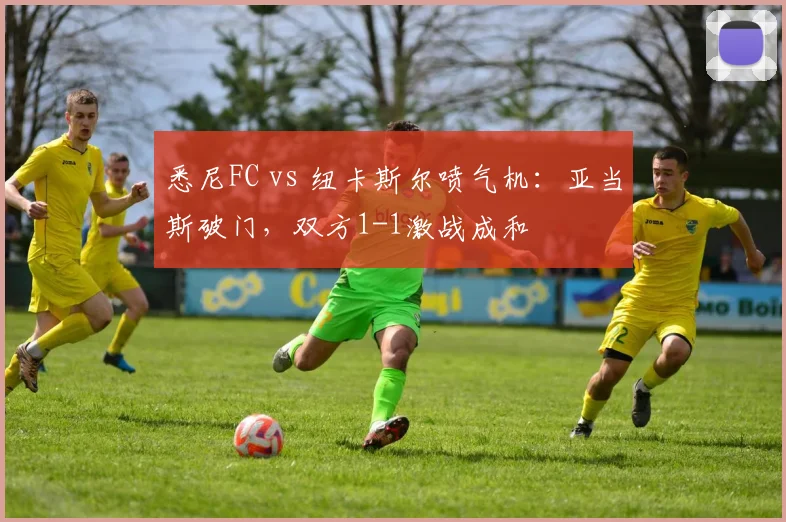 悉尼FC vs 纽卡斯尔喷气机：亚当斯破门，双方1-1激战成和